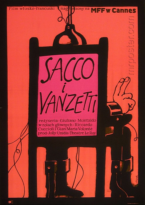 Vintage Polish Posters | Sacco and Vanzetti | Jerzy Flisak